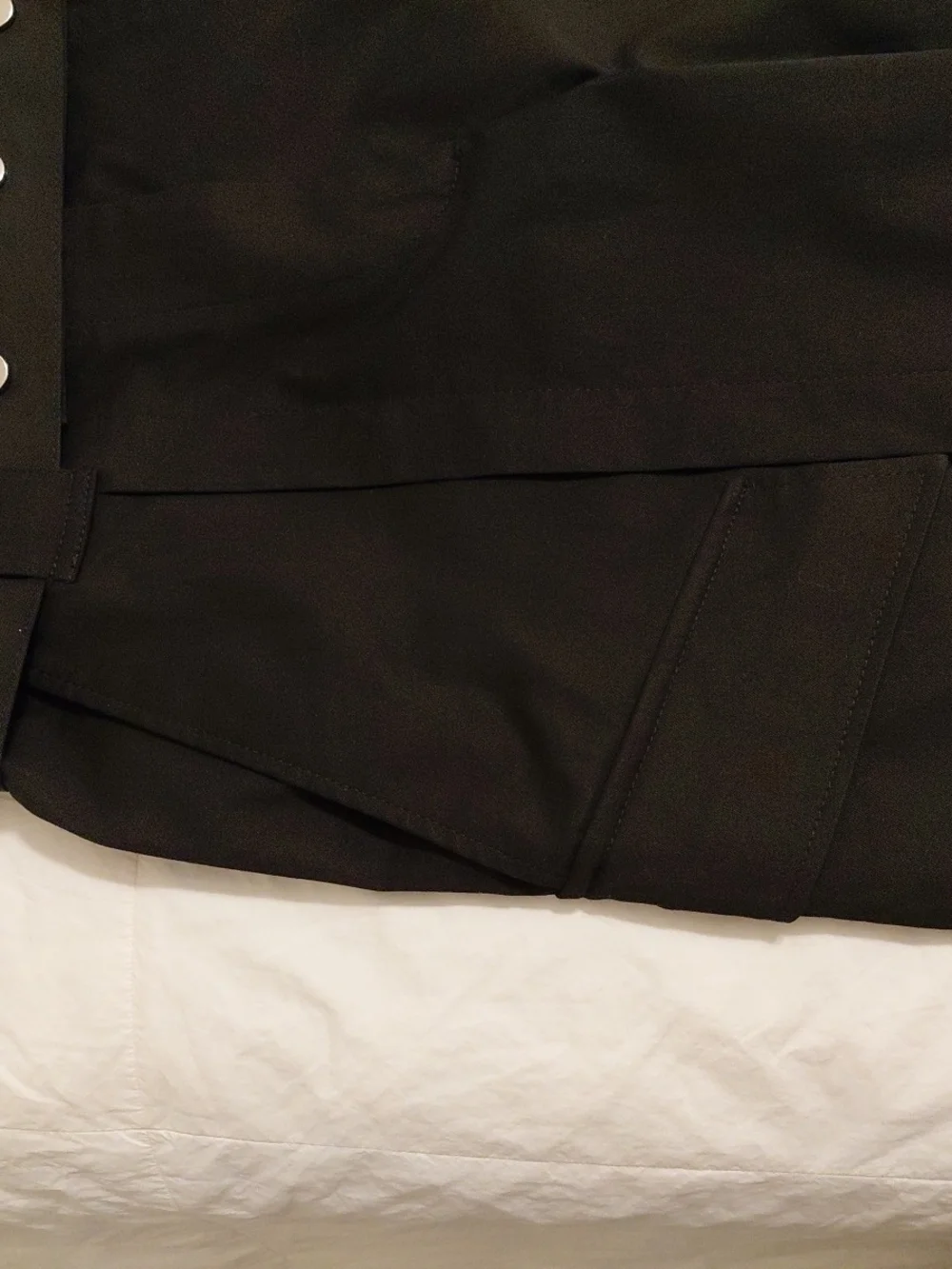 NWT IRO High waist wide leg pants Melania black Size 0